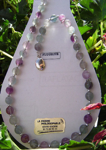 Fluorite et argent