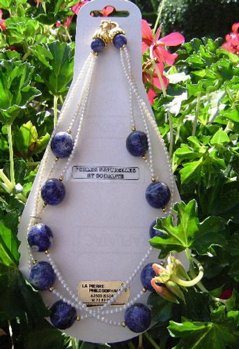 Sodalite et perles